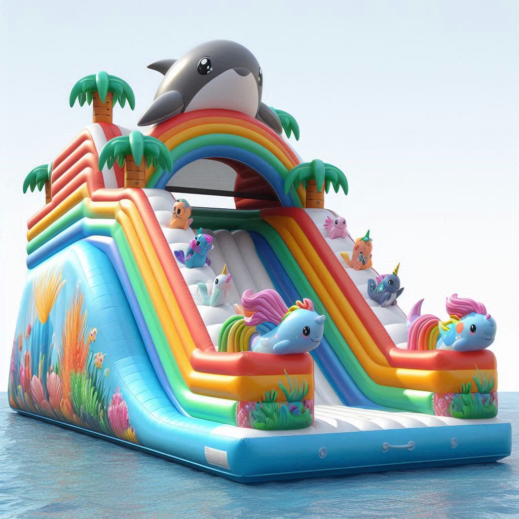 inflatable water slides