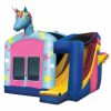 unicorn jumping castle combo