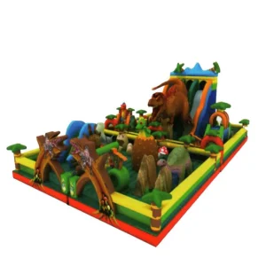 Dinosaur park jumping castle combo