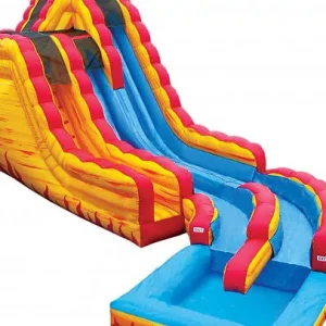 Fire And Ice Water Slide with Pool
