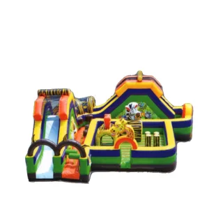 Fun In The Jungle Obstacle Jumping Castle Combo