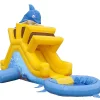 Inflatable Dolphin Garden Slide