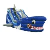 Shark inflatable water slide