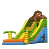 Tropical big foot inflatable water slide