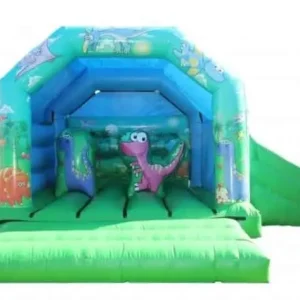 Dinosaur jumping castle combo