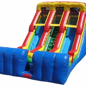 Dual Lane Dry And Wet Slide