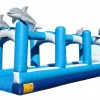 Ocean wave dolphin slip and slide Inflatable water slide
