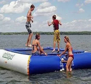 Floating Trampoline Launch Pad