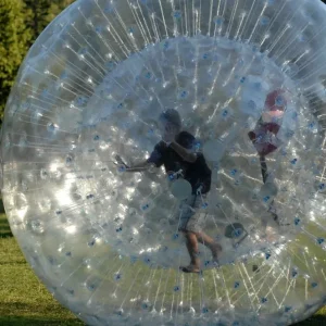 Zorbing On Ground Ball