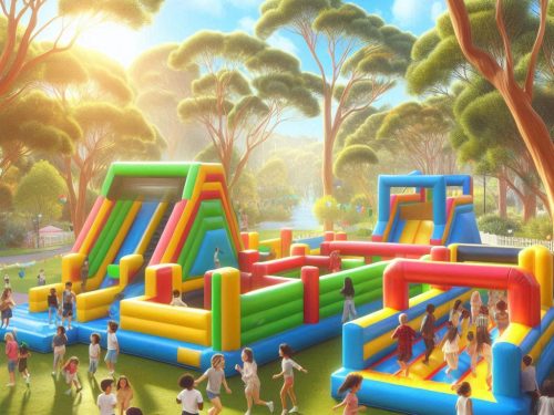 inflatable obstacle course